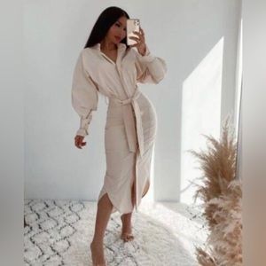 Long Cargo inspired maxi dress